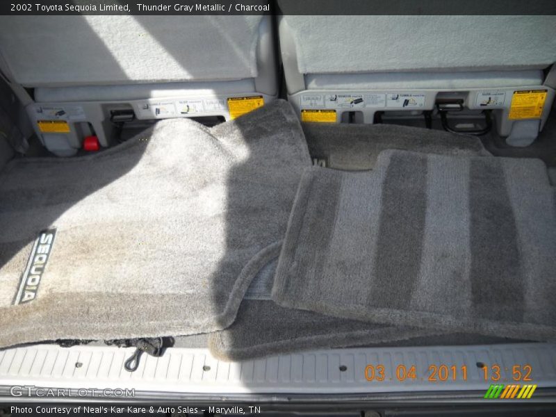 Thunder Gray Metallic / Charcoal 2002 Toyota Sequoia Limited