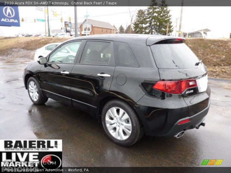 Crystal Black Pearl / Taupe 2010 Acura RDX SH-AWD Technology