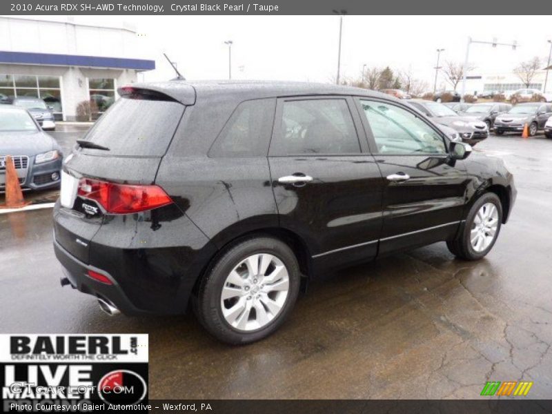 Crystal Black Pearl / Taupe 2010 Acura RDX SH-AWD Technology