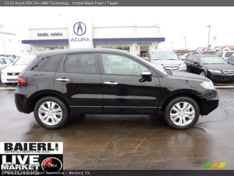 Crystal Black Pearl / Taupe 2010 Acura RDX SH-AWD Technology
