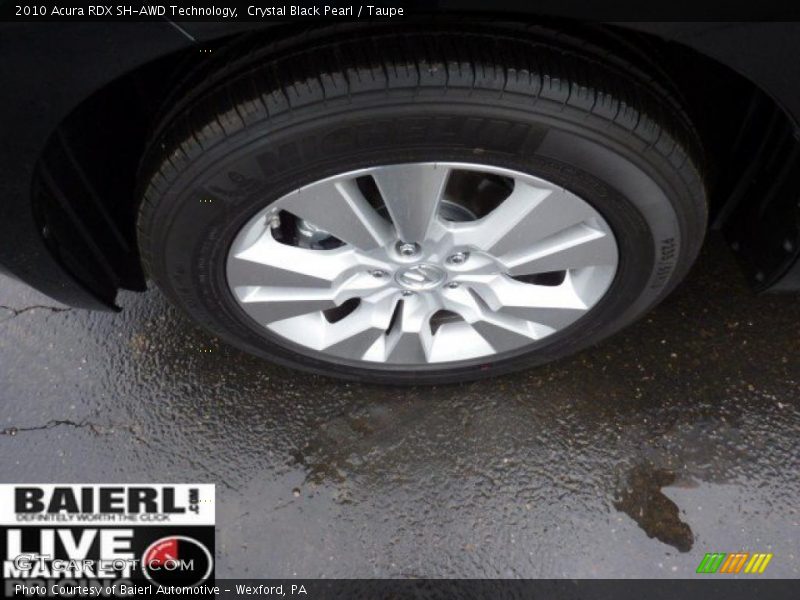 Crystal Black Pearl / Taupe 2010 Acura RDX SH-AWD Technology
