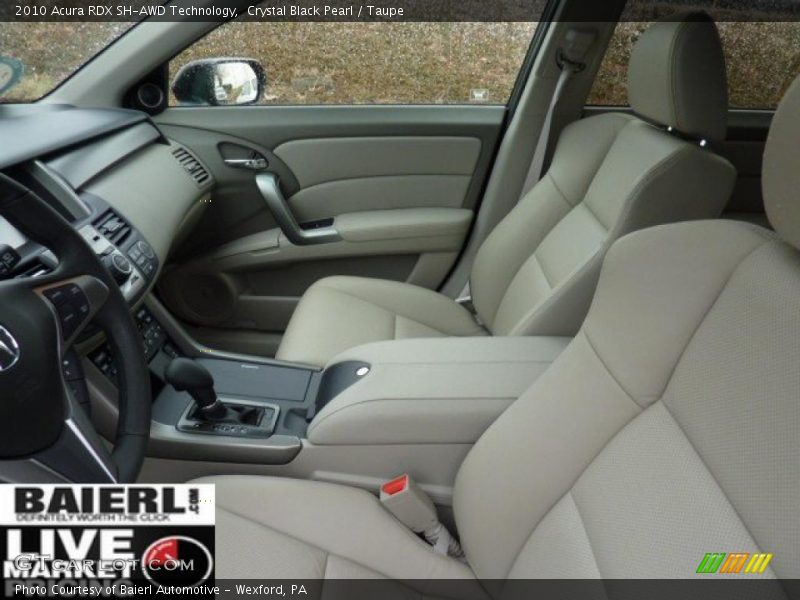 Crystal Black Pearl / Taupe 2010 Acura RDX SH-AWD Technology