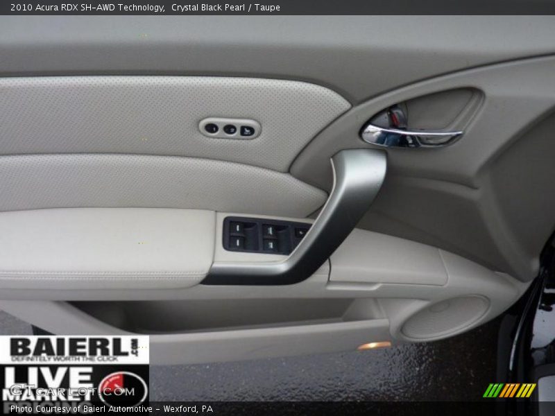 Crystal Black Pearl / Taupe 2010 Acura RDX SH-AWD Technology
