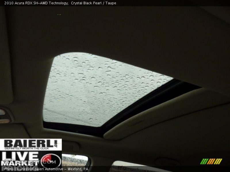 Crystal Black Pearl / Taupe 2010 Acura RDX SH-AWD Technology