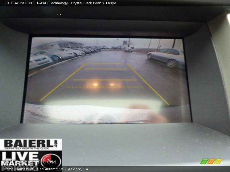 Crystal Black Pearl / Taupe 2010 Acura RDX SH-AWD Technology