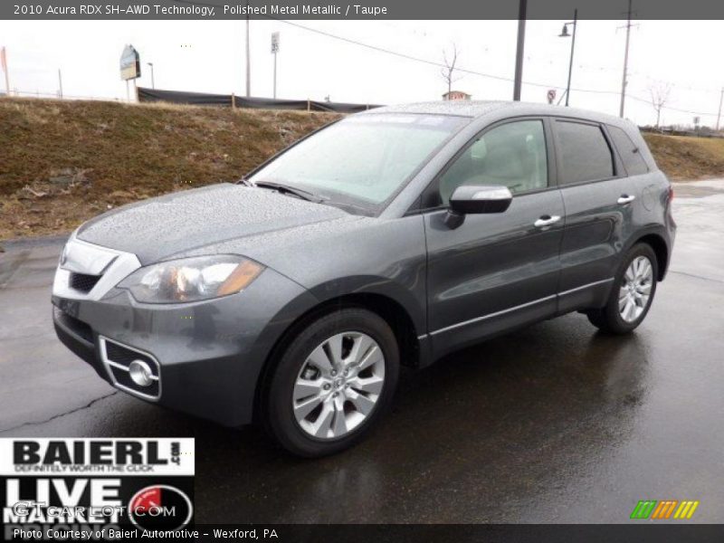 Polished Metal Metallic / Taupe 2010 Acura RDX SH-AWD Technology