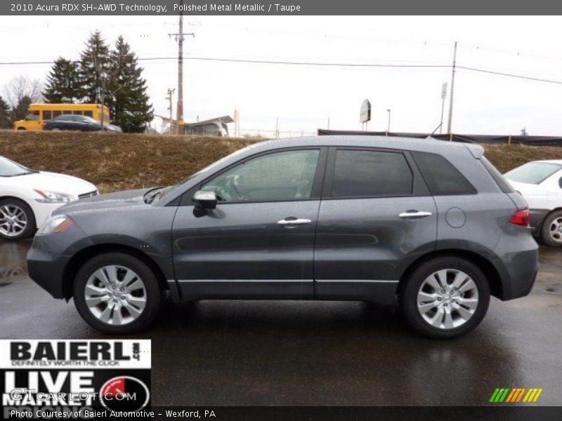 Polished Metal Metallic / Taupe 2010 Acura RDX SH-AWD Technology