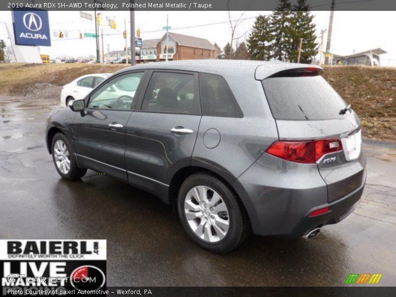 Polished Metal Metallic / Taupe 2010 Acura RDX SH-AWD Technology