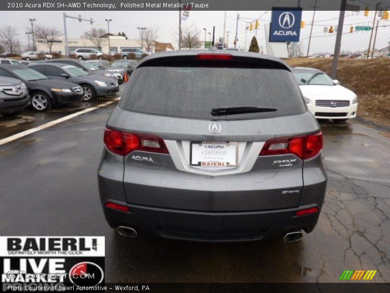 Polished Metal Metallic / Taupe 2010 Acura RDX SH-AWD Technology