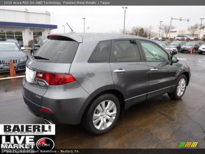 Polished Metal Metallic / Taupe 2010 Acura RDX SH-AWD Technology