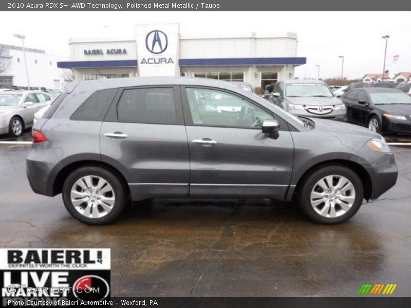 Polished Metal Metallic / Taupe 2010 Acura RDX SH-AWD Technology