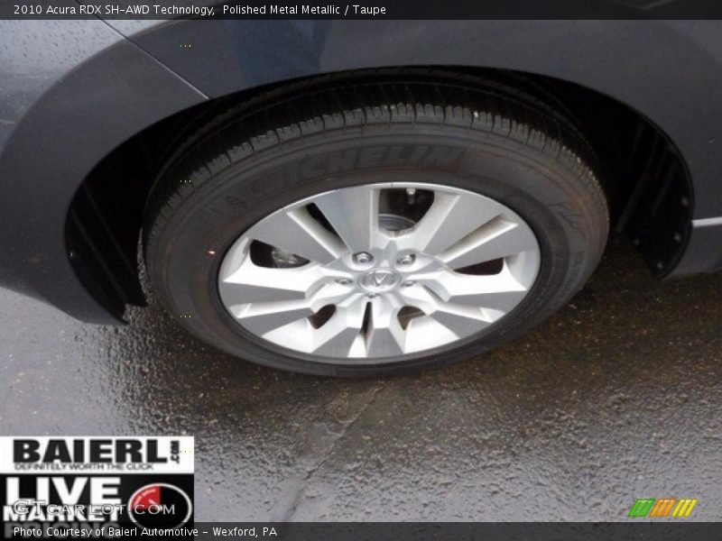 Polished Metal Metallic / Taupe 2010 Acura RDX SH-AWD Technology