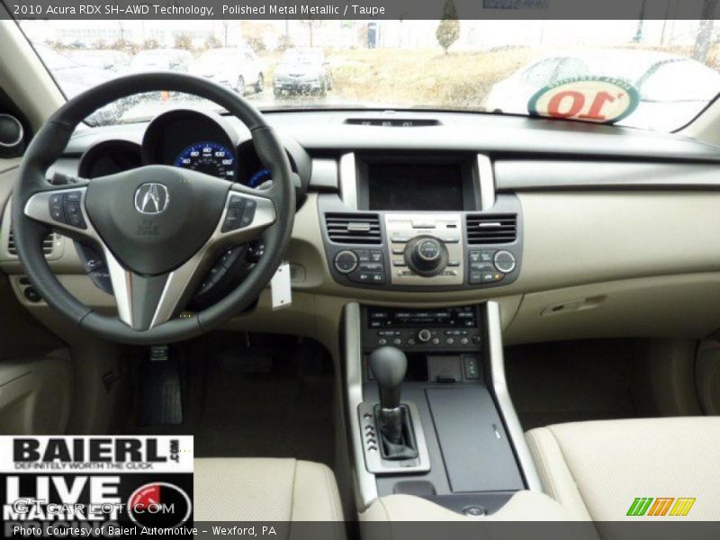 Polished Metal Metallic / Taupe 2010 Acura RDX SH-AWD Technology