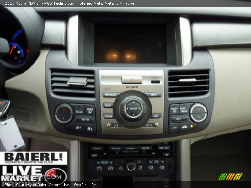 Polished Metal Metallic / Taupe 2010 Acura RDX SH-AWD Technology