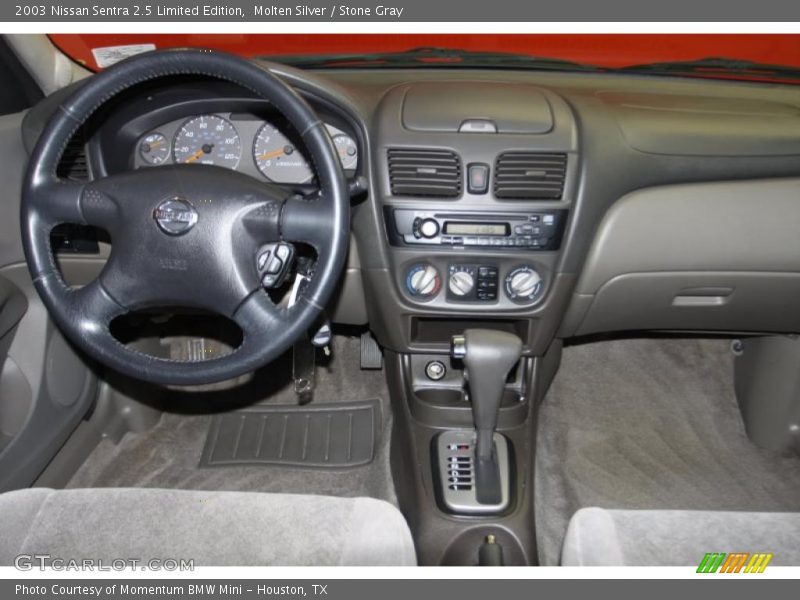 Molten Silver / Stone Gray 2003 Nissan Sentra 2.5 Limited Edition