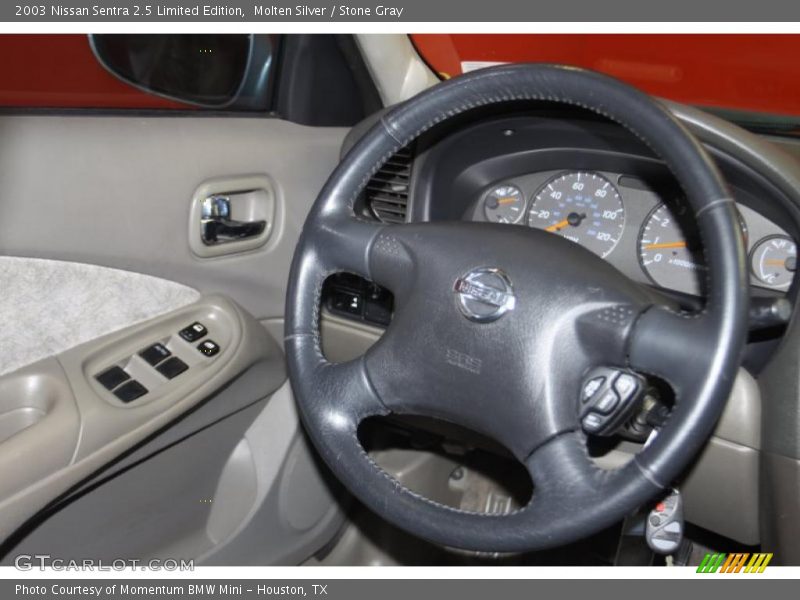 Molten Silver / Stone Gray 2003 Nissan Sentra 2.5 Limited Edition