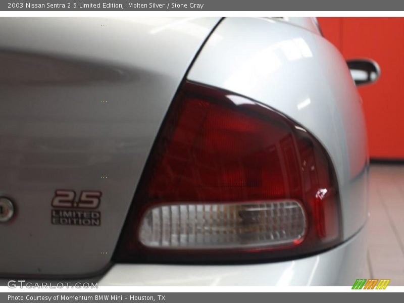 Molten Silver / Stone Gray 2003 Nissan Sentra 2.5 Limited Edition