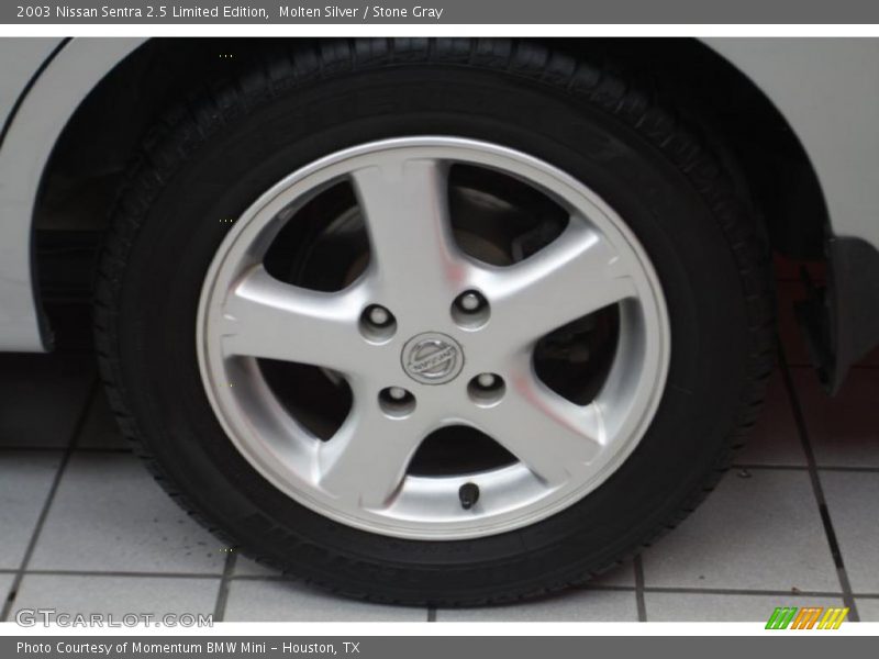 Molten Silver / Stone Gray 2003 Nissan Sentra 2.5 Limited Edition