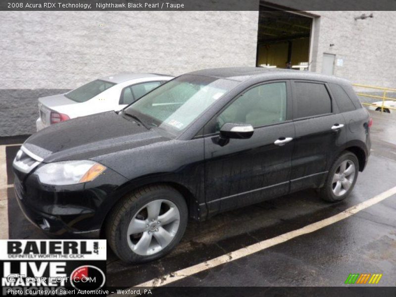 Nighthawk Black Pearl / Taupe 2008 Acura RDX Technology