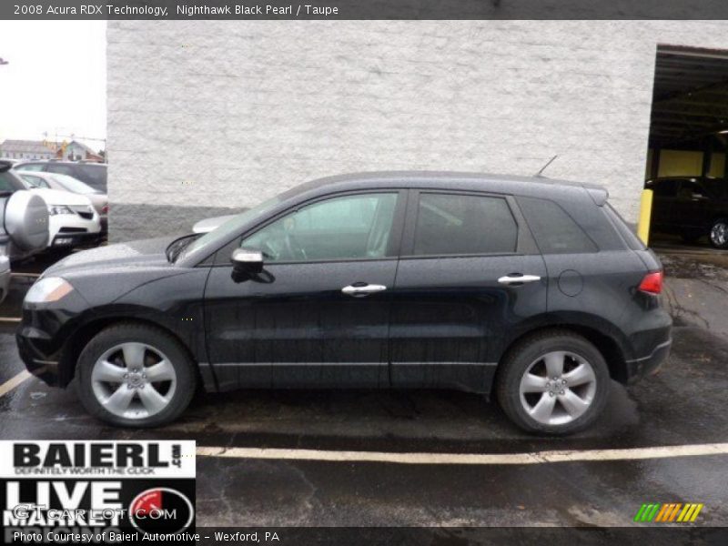 Nighthawk Black Pearl / Taupe 2008 Acura RDX Technology
