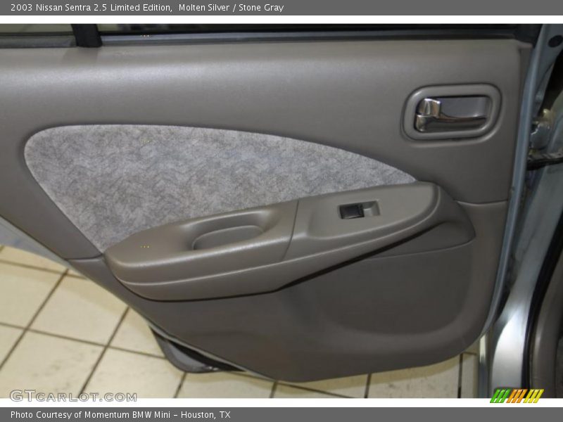 Molten Silver / Stone Gray 2003 Nissan Sentra 2.5 Limited Edition