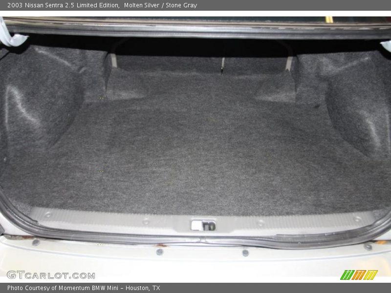 Molten Silver / Stone Gray 2003 Nissan Sentra 2.5 Limited Edition