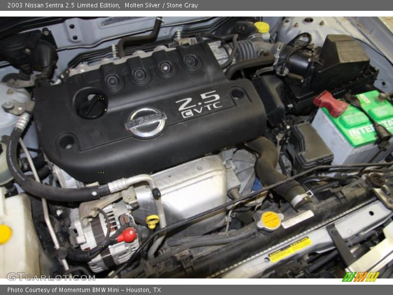  2003 Sentra 2.5 Limited Edition Engine - 2.5 Liter DOHC 16-Valve CVTC 4 Cylinder