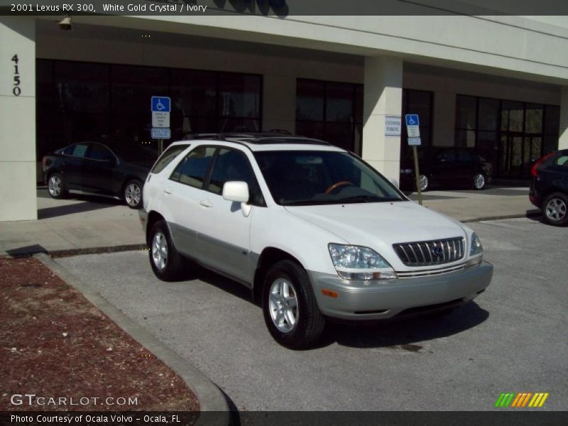 White Gold Crystal / Ivory 2001 Lexus RX 300