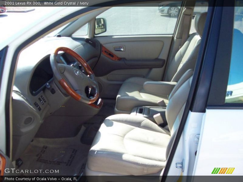 White Gold Crystal / Ivory 2001 Lexus RX 300