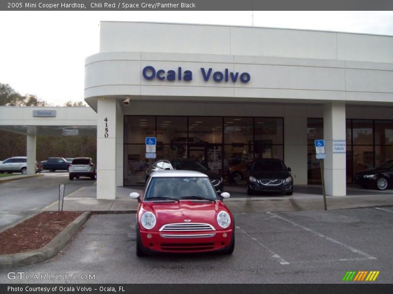 Chili Red / Space Grey/Panther Black 2005 Mini Cooper Hardtop