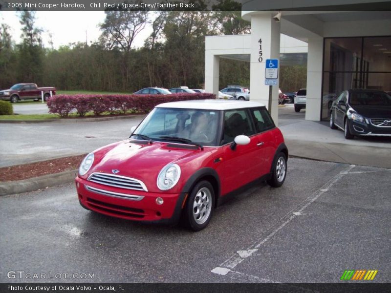Chili Red / Space Grey/Panther Black 2005 Mini Cooper Hardtop