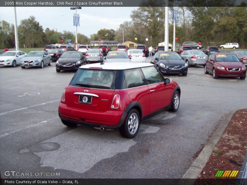 Chili Red / Space Grey/Panther Black 2005 Mini Cooper Hardtop