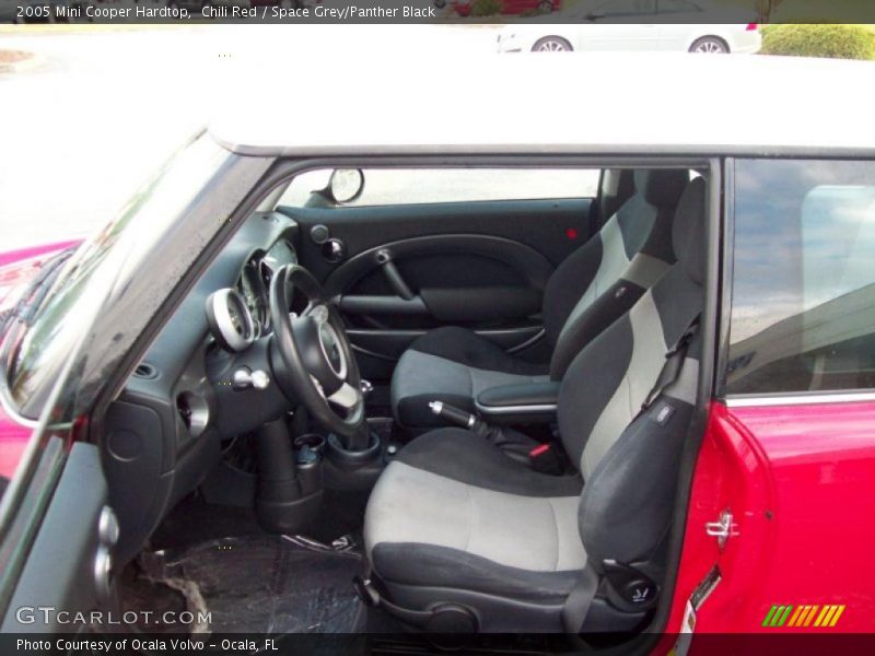 Chili Red / Space Grey/Panther Black 2005 Mini Cooper Hardtop