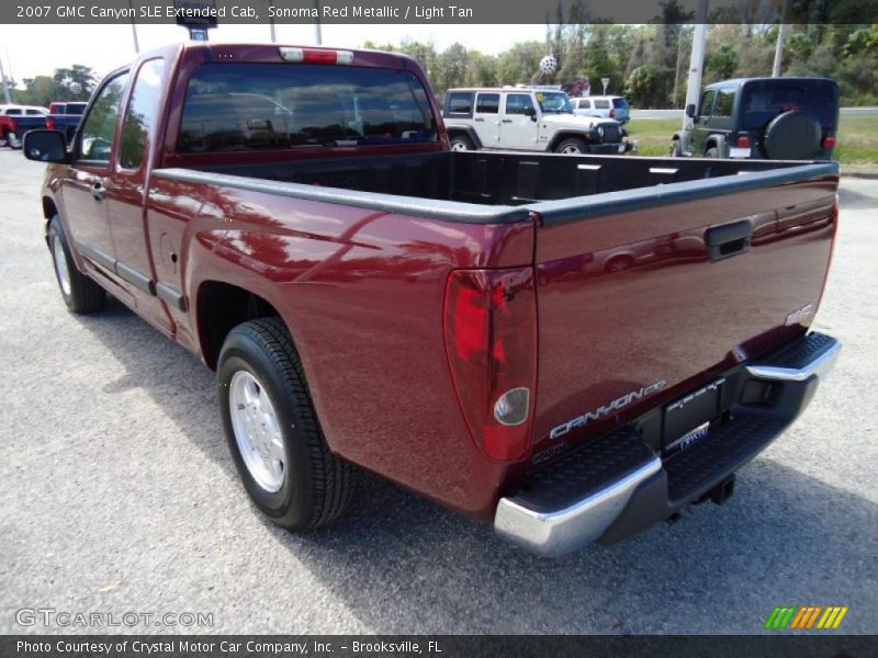  2007 Canyon SLE Extended Cab Sonoma Red Metallic
