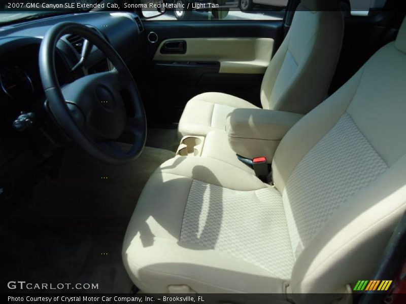Sonoma Red Metallic / Light Tan 2007 GMC Canyon SLE Extended Cab