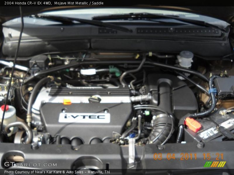 Mojave Mist Metallic / Saddle 2004 Honda CR-V EX 4WD