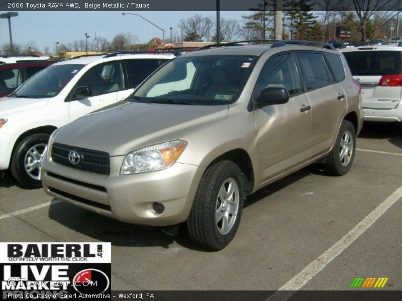 Beige Metallic / Taupe 2006 Toyota RAV4 4WD