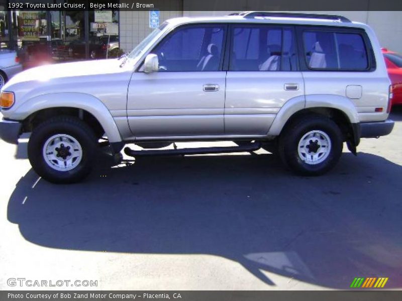 Beige Metallic / Brown 1992 Toyota Land Cruiser