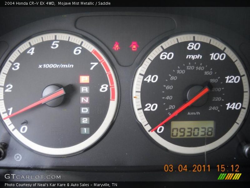 Mojave Mist Metallic / Saddle 2004 Honda CR-V EX 4WD