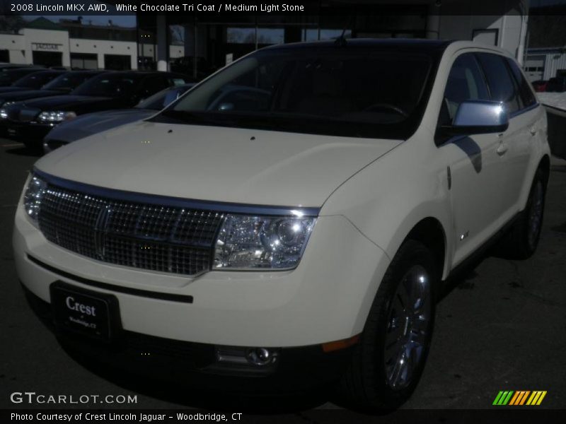 White Chocolate Tri Coat / Medium Light Stone 2008 Lincoln MKX AWD