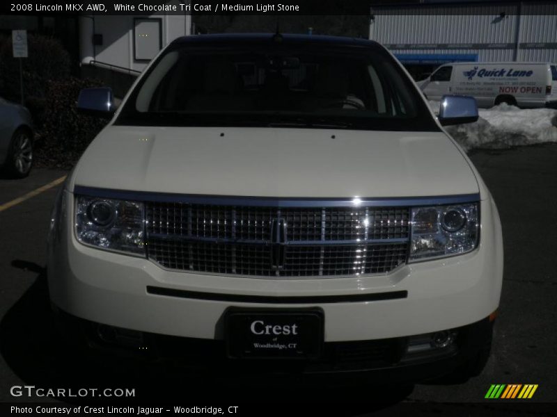 White Chocolate Tri Coat / Medium Light Stone 2008 Lincoln MKX AWD