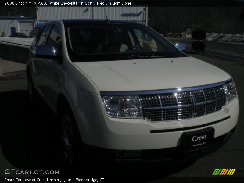 White Chocolate Tri Coat / Medium Light Stone 2008 Lincoln MKX AWD