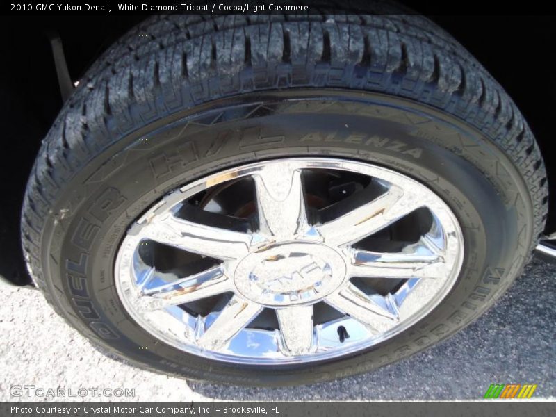White Diamond Tricoat / Cocoa/Light Cashmere 2010 GMC Yukon Denali