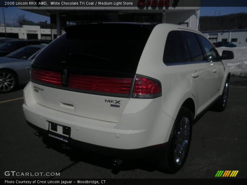 White Chocolate Tri Coat / Medium Light Stone 2008 Lincoln MKX AWD