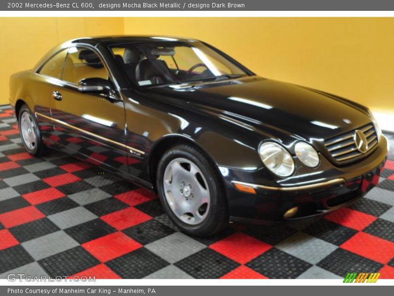 designo Mocha Black Metallic / designo Dark Brown 2002 Mercedes-Benz CL 600