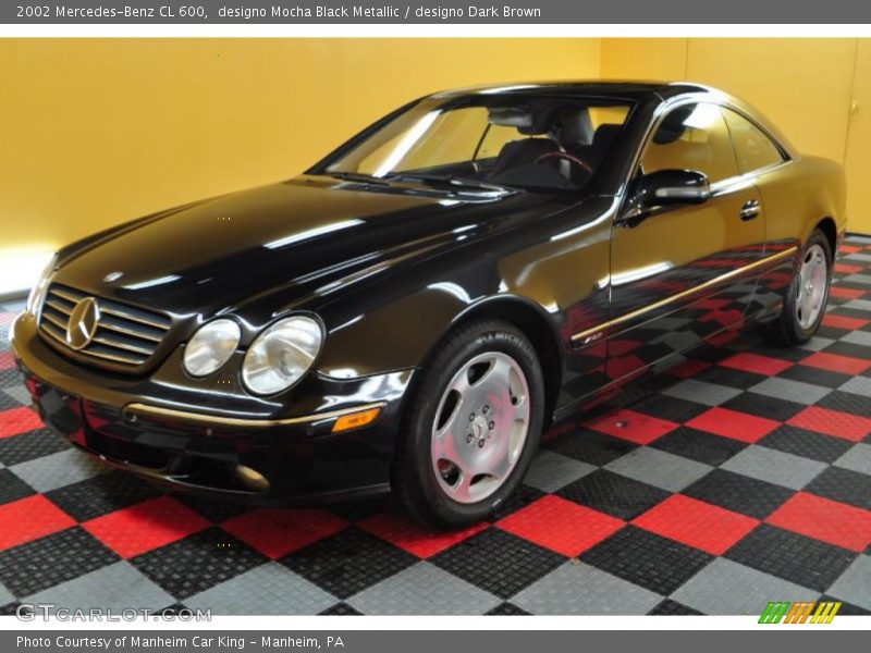 designo Mocha Black Metallic / designo Dark Brown 2002 Mercedes-Benz CL 600