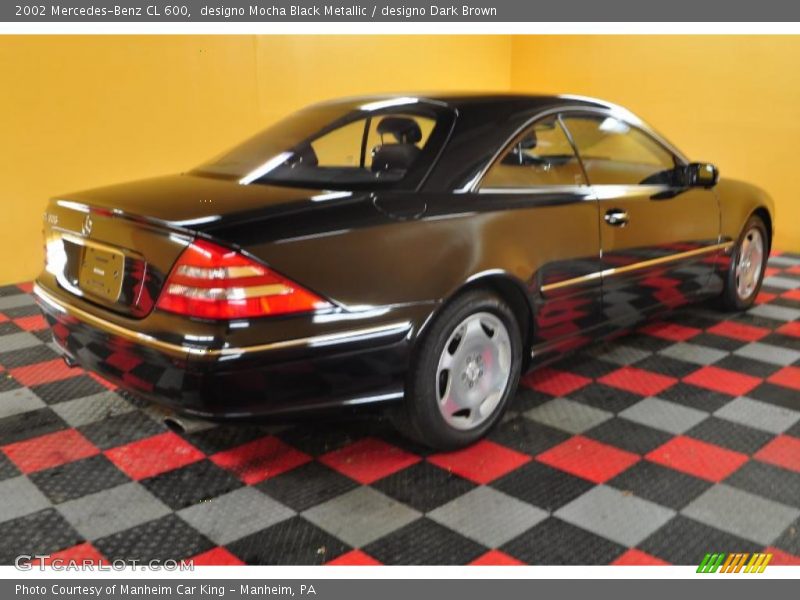 designo Mocha Black Metallic / designo Dark Brown 2002 Mercedes-Benz CL 600