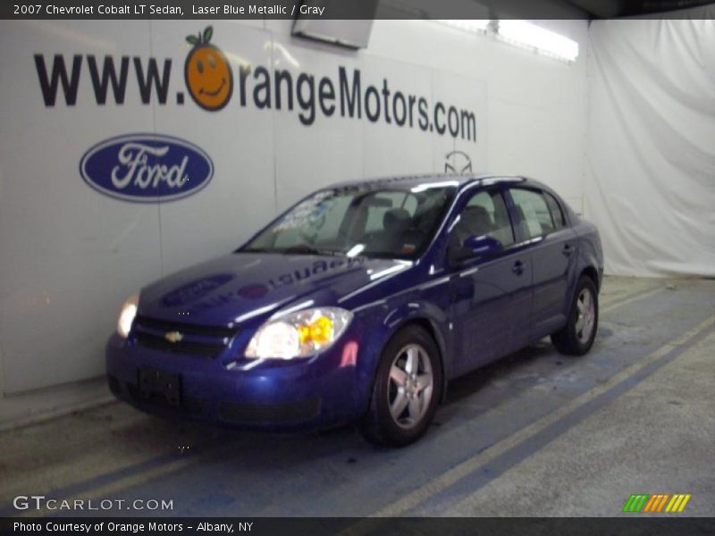 Laser Blue Metallic / Gray 2007 Chevrolet Cobalt LT Sedan