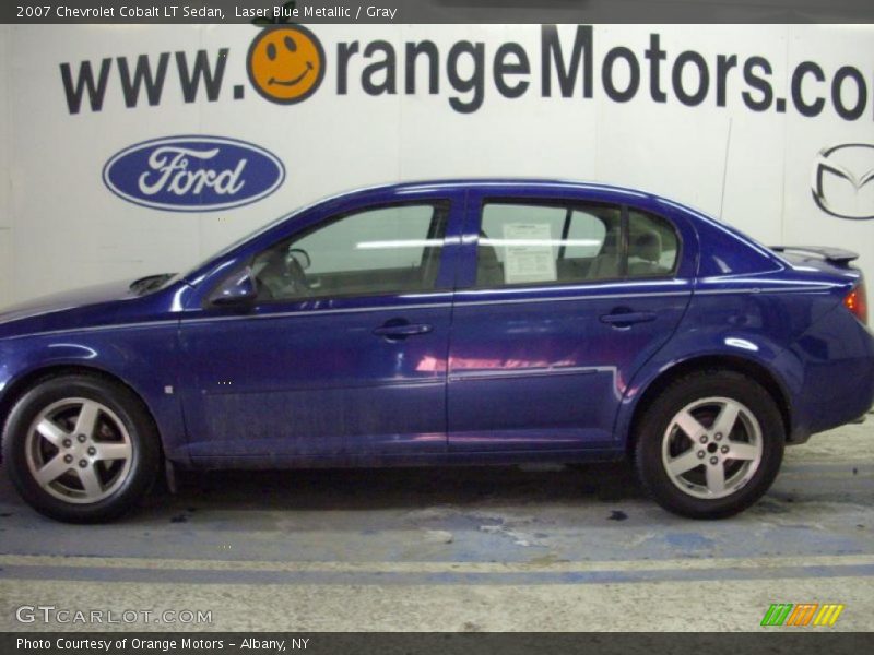 Laser Blue Metallic / Gray 2007 Chevrolet Cobalt LT Sedan