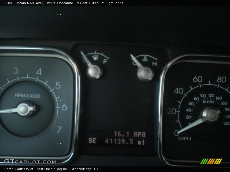 White Chocolate Tri Coat / Medium Light Stone 2008 Lincoln MKX AWD